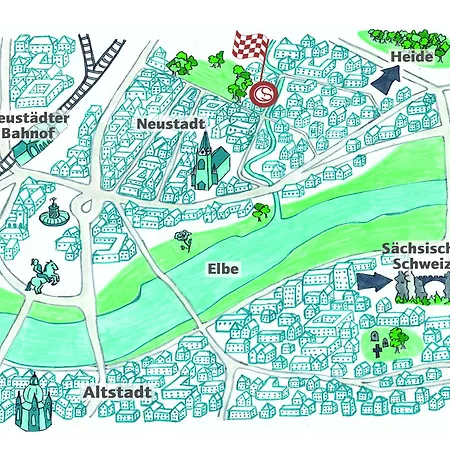 Apartamento Dein Zuhause In Der Ferne Im Grünen Kreativhof Der Gute Ton Mit Kostenlosem Fahrradverleih *