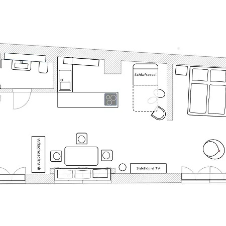 Apartament Dein Zuhause In Der Ferne Im Gruenen Kreativhof 